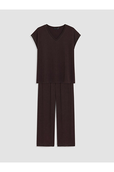 LC Waikiki Sparkling Choices from Shining Store V Planting Women's Pajama Suit