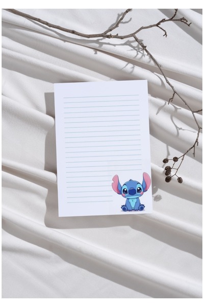 miyuki atelier A6 Stitch Detaylı Pinterest Çek-Kopar Notepad, memopad, note d...