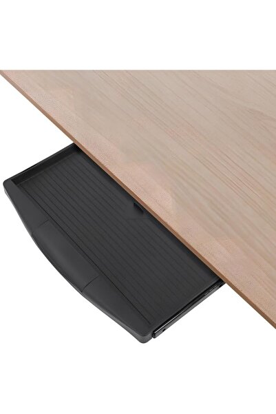 PRETYZOOM Adjustable Under Desk Keyboard Tray Slide-out Drawer With Ergonomic...