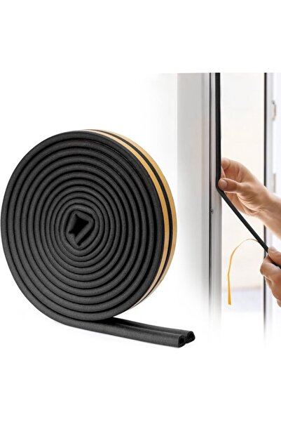 Morvena Picks Bandă de etanșare pentru tocuri de uși - 10 m - 9 x 7,5 mm - Et...