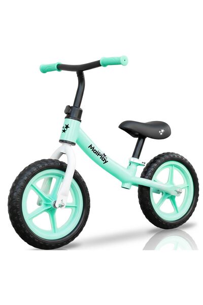 MalPlay Fliko Bicicletă fără pedale pentru copii 12'' EVA Turcoaz