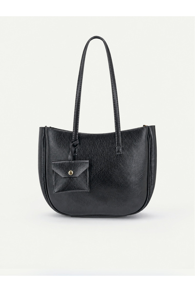 SHAKA Black Shk341 Faux Leather, Zippered, Wallet Charm Gift, Women's Hand, A...