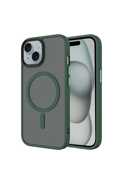 Kılıfist iPhone 15 Plus Case Magsafe Supported Camera Raised Matte Anti-Finge...