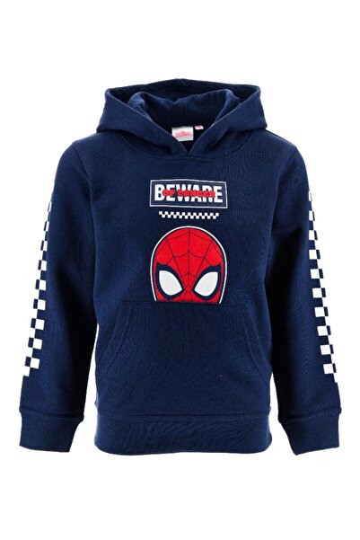 Sun City Fashion Group Μπλούζα φούτερ αγόρι "Spiderman beware of danger" μπλε