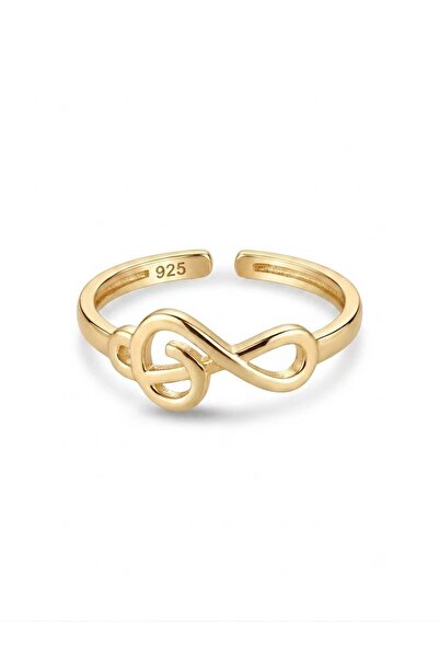 Lovera Jewellery 925 Ayar Gümüş Sertifikalı Müzik Notası Sol Anahtarı Yüzük A...