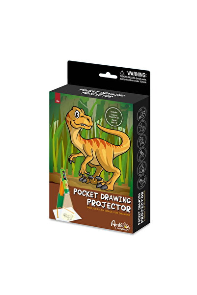 Ambo Funtamin Mini Proiector Pentru Desen - Dinozauri Ambo Funtamin, 13 x 3.5...