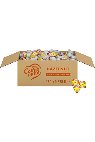 NESTLY كريمة القهوة نستله كوفي-مايت، بنكهة البندق، سائلة، خالية من الألبان، ل...