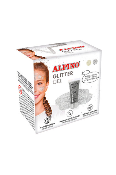 Alpıno Tekutý make-up, 14 ml, třpytivý - stříbrný