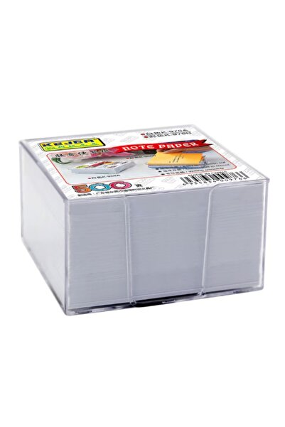 Kejea Cub Hartie Cu Suport Plastic, 90X90X50Mm, - Hartie Culoare Alba, 90 x 9...