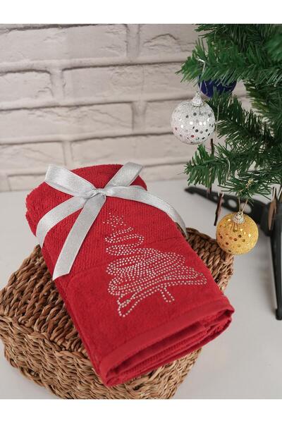 Baveno 100% Cotton Moden Special Embroidered 2-Piece Towel Set 41X71 cm