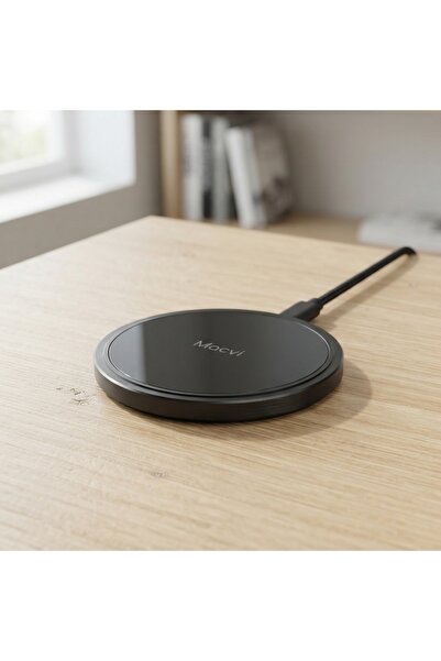 DeaL Încărcător wireless de 15W, fabricat din aluminiu cu sticlă 2.5D — Rapid...