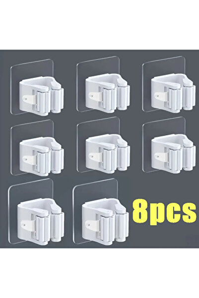 Choice7 8pcs-White Home Storage Rack Wall Hanging Shelf Bathroom Shower Holde...