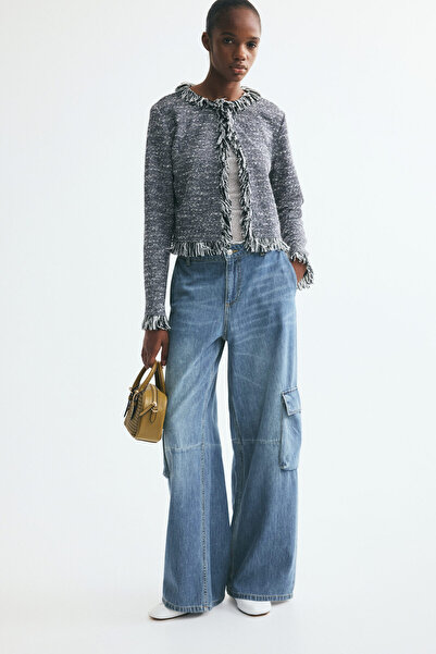 H&M Wide Regular Waist Cargo Jeans