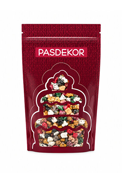 aeb penna Pasdekor Karışık Çakıl Taşı Çikolata Waffle Pankek Pasta Süsü 1 kg