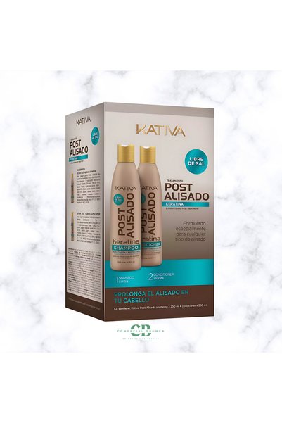Kativa طقم تقويم الشعر بعد الاستخدام × 2 وحدة