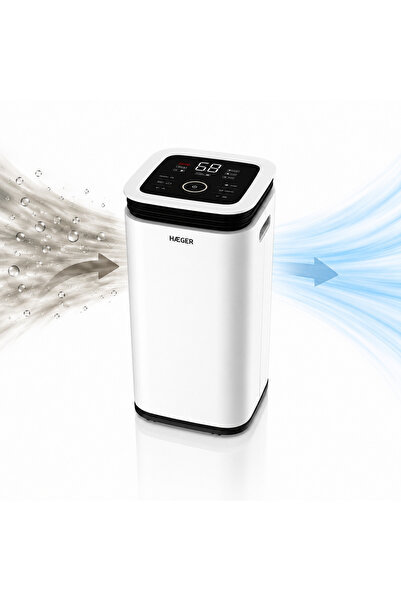 HAEGER Dezumidificator digital DIGI DESUMI 16, Capacitate 16 L/zi, Afișaj LED...