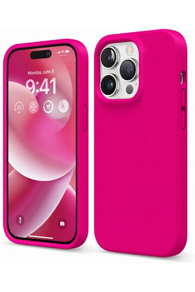 EDELFU متوافق مع iPhone 14 PRO - غطاء سيليكون مخملي من الداخل مع غطاء سيليكون...
