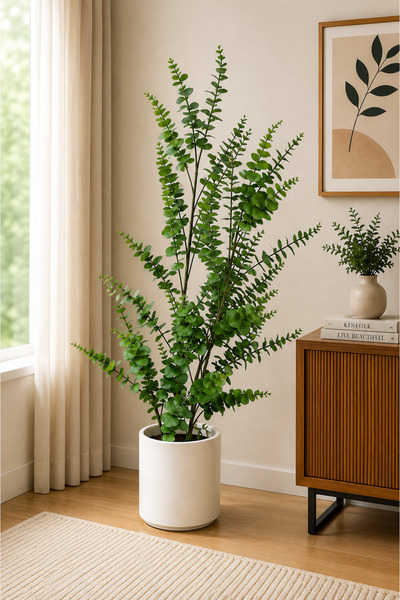 Generic Decorative Artificial Eucalyptus Plant 120cm Tall