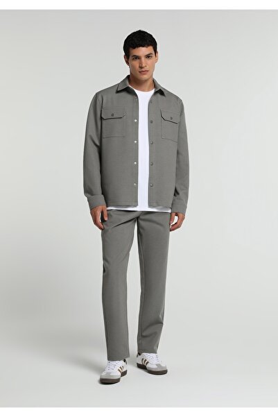 Colin's Regular Fit Mid Waist Straight Men's Brown Sweatpants