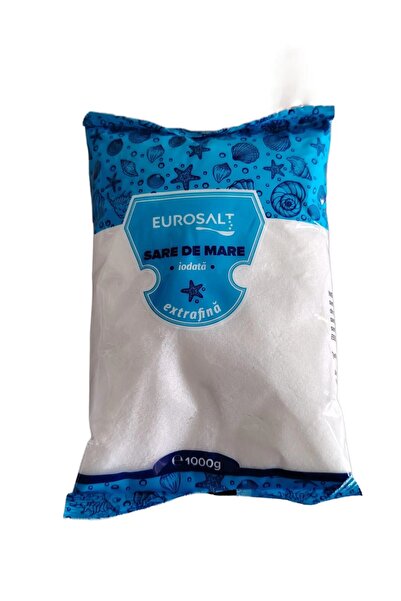 Eurosalt Sare de mare extra fină iodată 1 kg