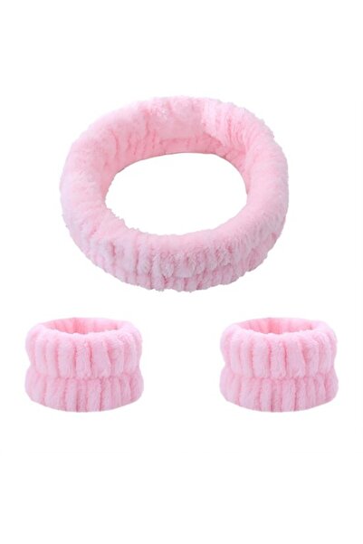 STARSTAR Facial headband+wristband 3pc absorbent makeup cleansing set.