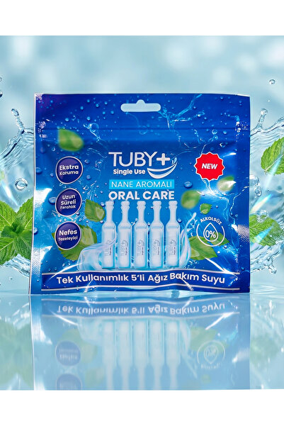 Genel Markalar TUBY+ Single Use Tek Kullanımlık 5'li Ağız Bakım Suyu - Alkolsüz