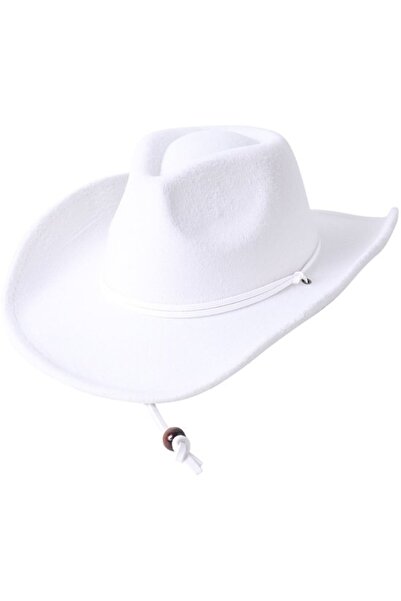 STARSTAR Cowboy hat khaki retro felt adjustable 53-55cm.