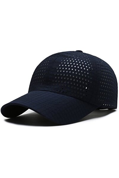 STARSTAR Unisex baseball cap navy quick-dry mesh UV golf.
