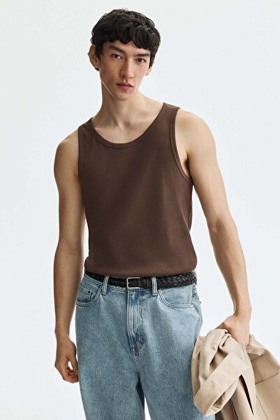 H&M Slim Fit Ribbed vest top