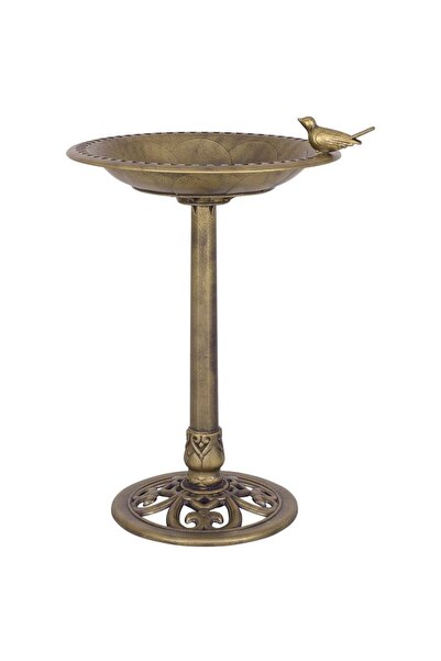 COSTWAY Adăpătoare decorativă pentru păsări PS 6503 (Bronz Antic)
