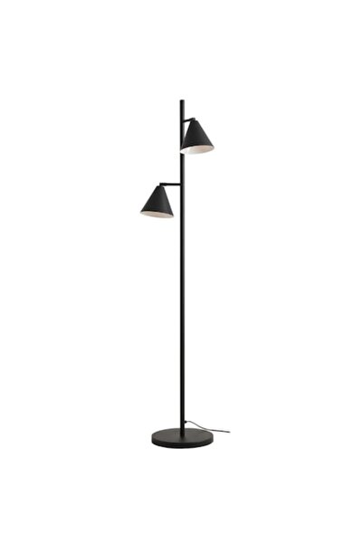 Aldex Lampadar negru, Aldex, Form 2, metal, E27, 30x49x163cm