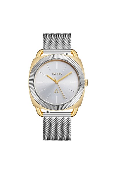 TRNDA Women's Gold Stainless Steel Watch, Silver Dial | Trn-35.8-Sm