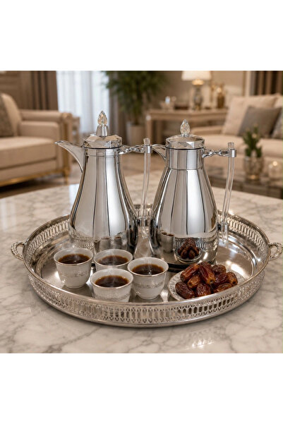 laverahome Luxury Design Silver Shine Tramisa Set for Guest House |