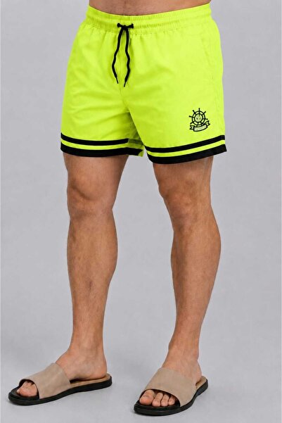 atlanticsport Men's Quick-Dry Swim Shorts with Pocket Detail