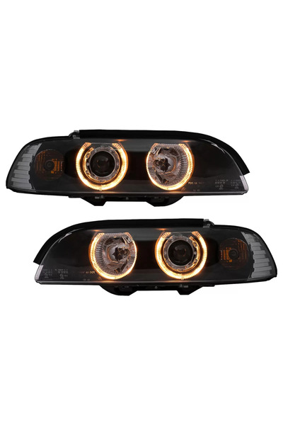 tuningset Faruri Angel Eyes compatibile cu BMW Seria 5 E39 1995-2000
