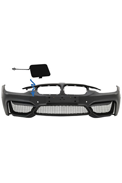 tuningset Capac cârlig de remorcare compatibil cu bara față design M4 BMW Ser...