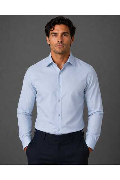 Slim Fit Koton Gömlek BEDEN: S-M-L-XL-XXL