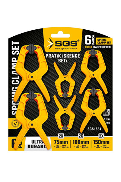 İBTAŞ SGS1684 - Mandal Tipi Pratik İşkence Seti 6 Parça