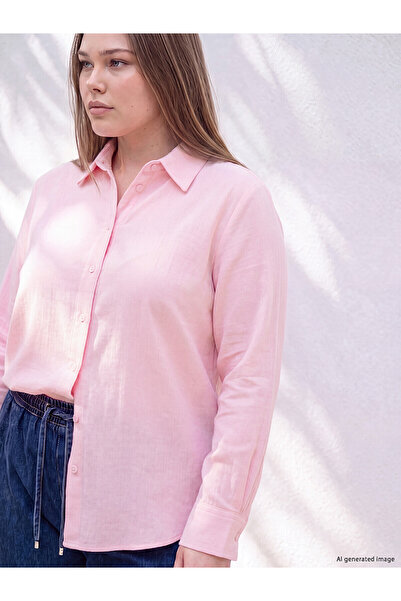 LC Waikiki Two Mt Shop Quality Plus Size Women's Shirt