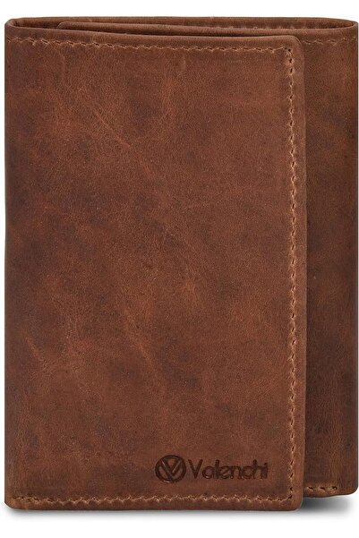 GENERAL VALENCHI Men's Genuine Leather Rfid Blocking Slim Trifold Wallet With...
