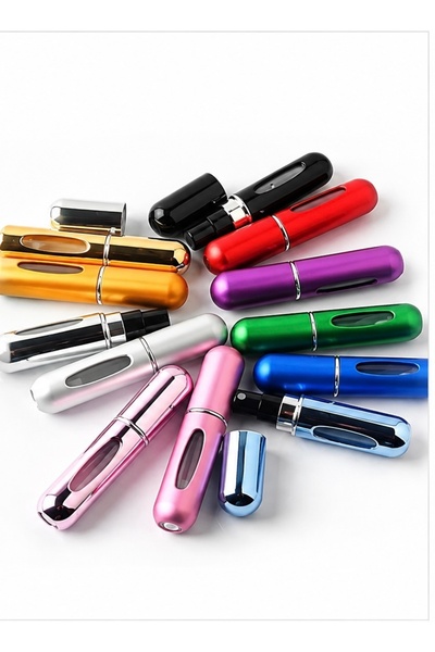 LYRA Taşınabilir Parfüm Şişesi 5 ml – Doldurulabilir Mini Parfüm Sprey Şişe