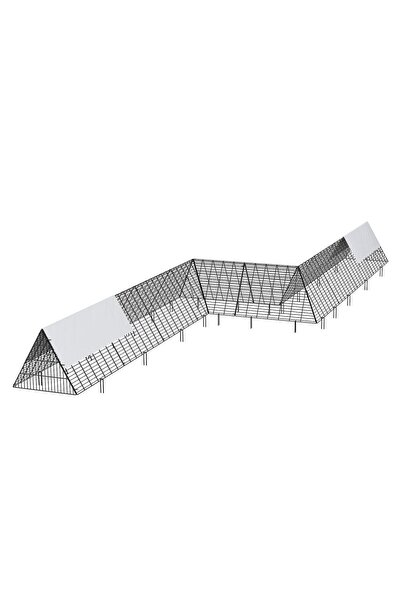 Vivatechnix Cotet pentru pasari si animale mici tip Tunel, 729 x 200 x 61.5 c...