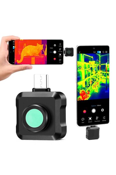 OMS Camera termoviziune pentru Android, Rezoluție TISR 512 x 384, Rezoluție I...