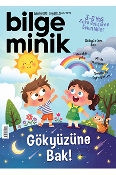 Bilge Minik Dergisi Bilge Minik Dergi Ağustos 2026 (3-6 yaş)