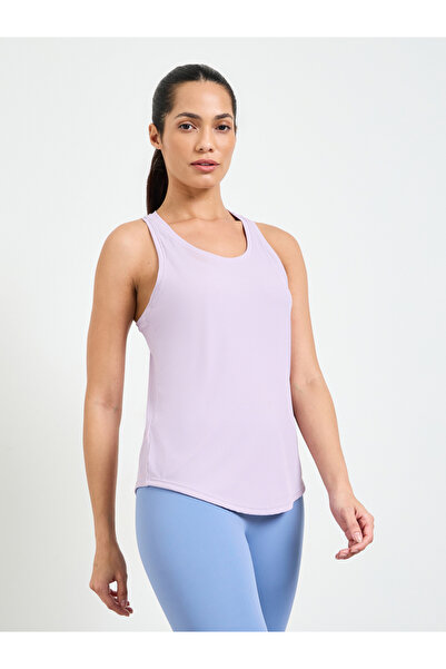 Take Two By Styli Purple Racerback Activewear Tank Top