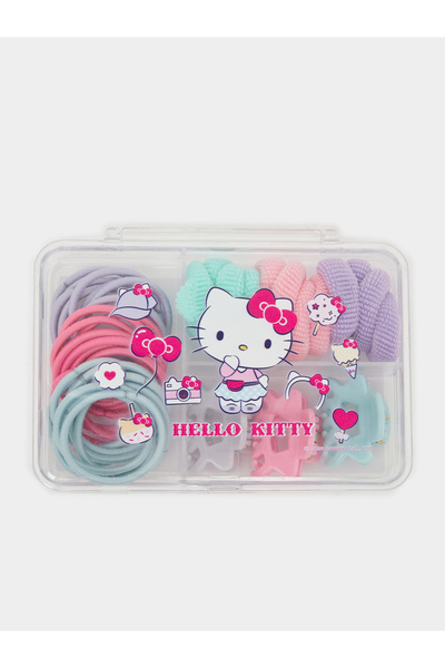 Styli 46-Piece Hello Kitty Hair Elastic And Claw Clip Set