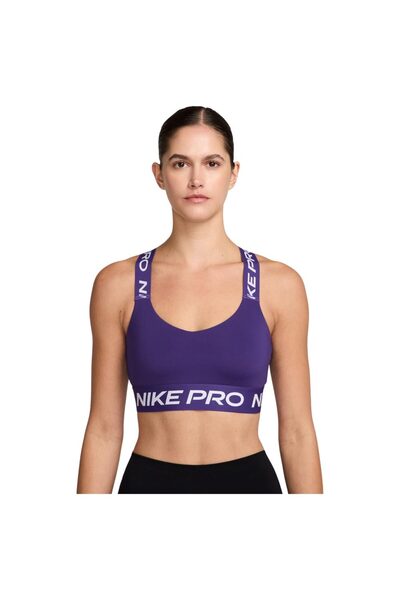 Nike Γυναικείος Αθλητικός Στηθόδεσμος Προπόνησης Pro Ελαφριάς Υποστήριξης Χωρ...