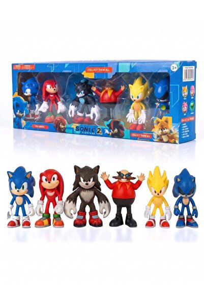 Sonic The Hedgehog Action Figures Set – 4.7-Inch Joint Movable Toys for Kids ...