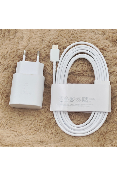 Choice SAMSUNG White EU Add 1.8M 25W EU PD Charger Super Fast Charging USB-C ...