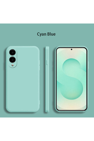 Choice9 For Galaxy A12 Cyan For A12 M12 F12 Square Liquid Silicone Phone Case...